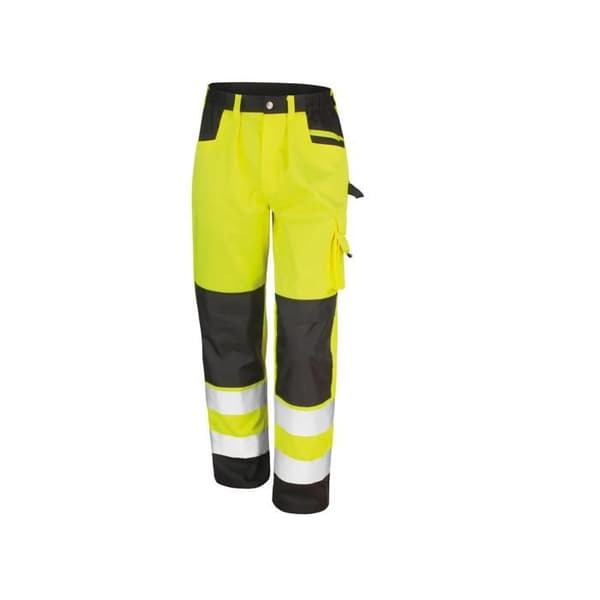 Byxor Result Safety - fluorescerande gul