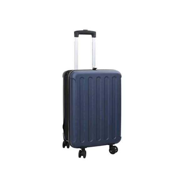 Modern rektangulär resväska - vidaXL - 34x23x55,5 cm - Mörkblå - Plast ABS - Rymlig förvaring