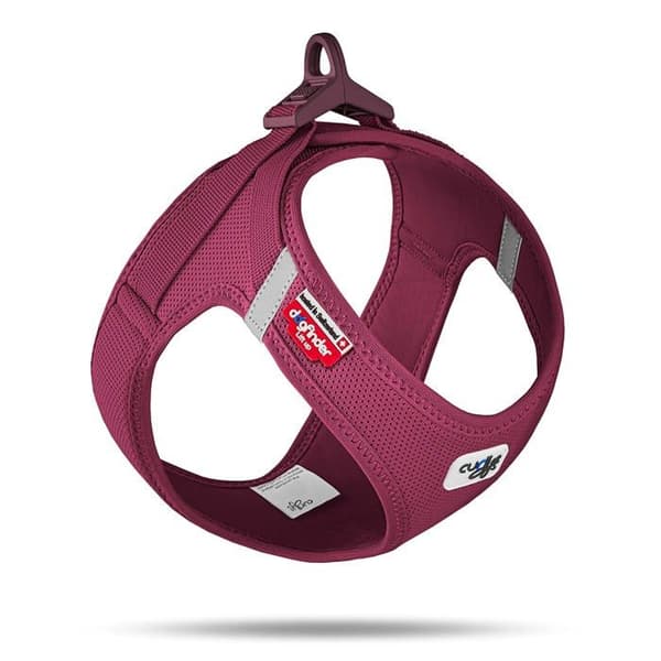 Hundsele - CURLI - PN2808 - Air-Mesh Ruby - Polstrad spänne 100+kg - Storlek XL