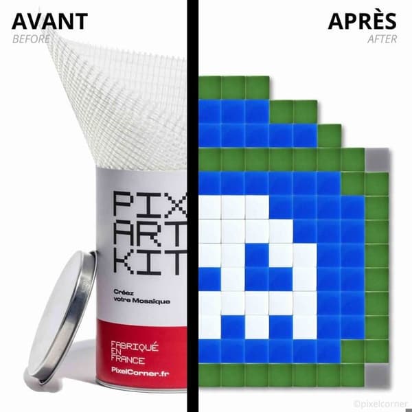 Mosaikset Pixel Corner Paris Street Medium