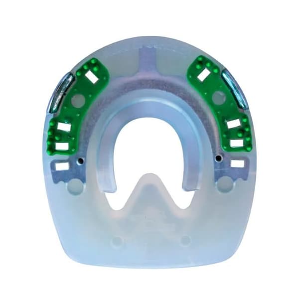 Hästsko med 2 framklackar Duplo Extra Klippt - vit - Vit - 154 mm