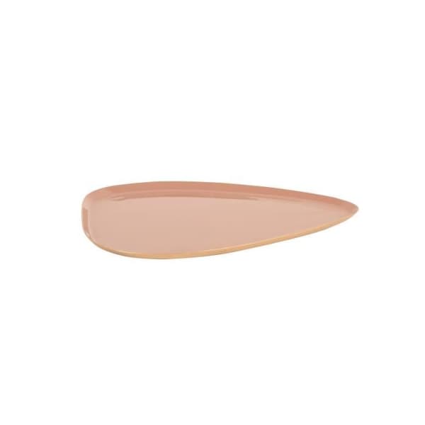 Platta - NUTID - Mila Small - Ros - 19x1 cm - Emaljerad järn - Nutida design
