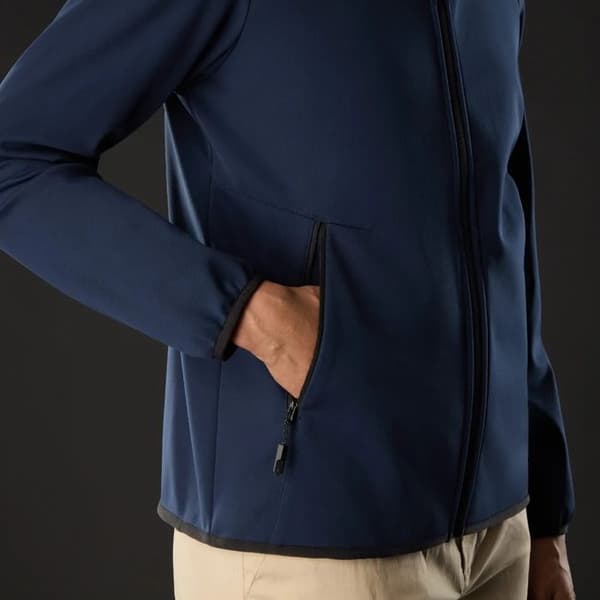 Vattentät damjacka Musto Evolution Softshell - marinblå
