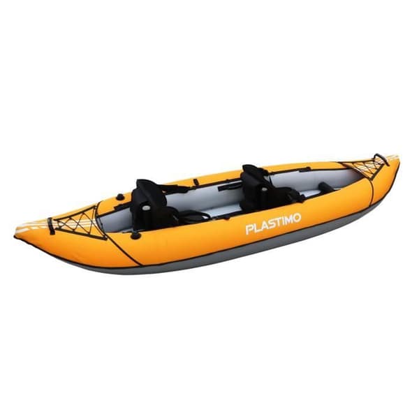 PLASTIMO Uppblåsbar Kajak Duo - 3,20 m - 2 Platser - Orange