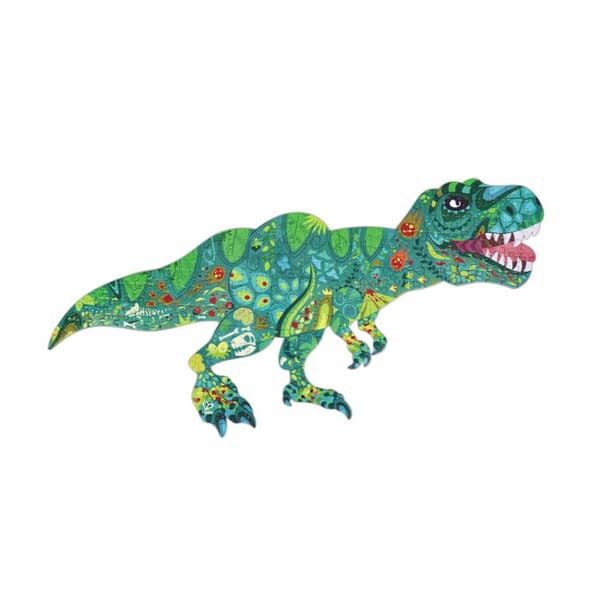 Gigantisk pussel - HAPE - E1667 - 200 bitar - Dinosaurusbitar - Glittrande finish