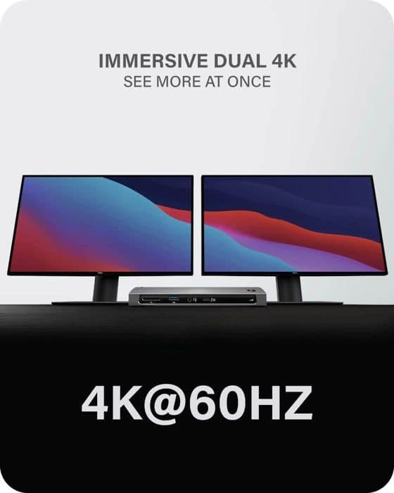 Thunderbolt 4-docka - ALOGIC BLAZE - 10-i-1 - 40 Gbit/s - Dubbel 4K-skärm