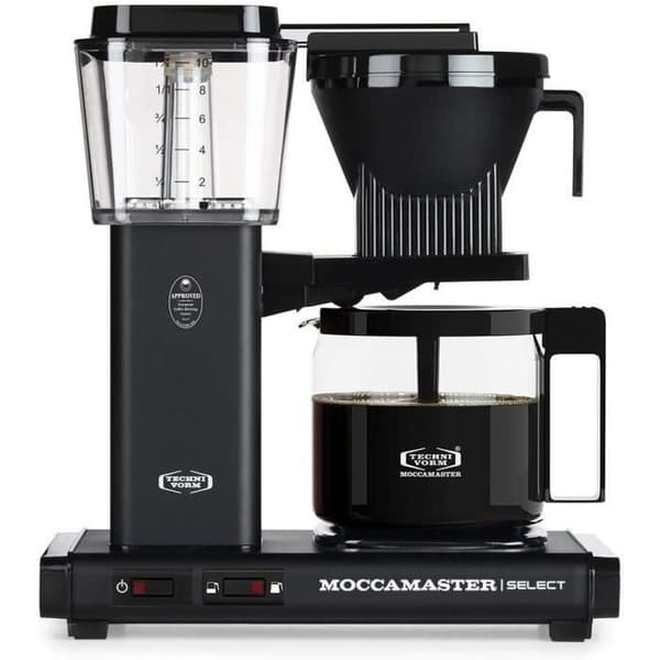Kaffebryggare - Moccamaster - KBG Select - Matt Svart - Långsam Kaffe - Droppkaffe