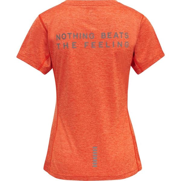 T-shirt dam Newline Statement - kryddig orange melange