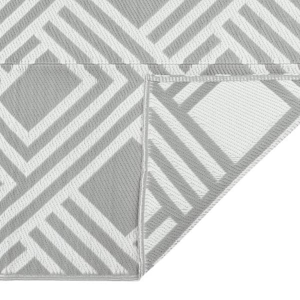 vidaXL Utomhustak ARAKIL Grå 160x230 cm PP 368563