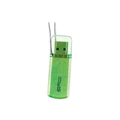 USB 2.0 Helios 101 nyckel - 16 GB - Grön - SILICON POWER