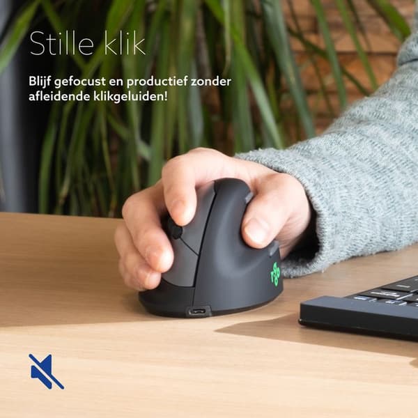 R-Go HE Break (stort modell, rak, 3-i-1-anslutning Bluetooth/2,4 GHz/USB)