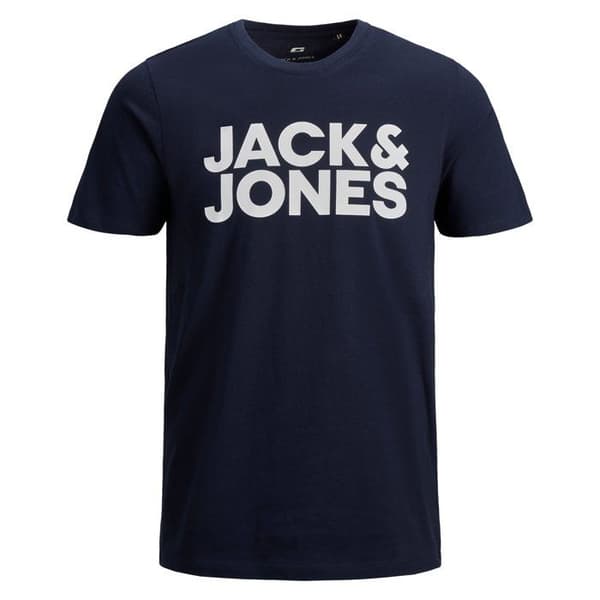 T-shirt med Jack & Jones Corp-logotyp (x3) - vit
