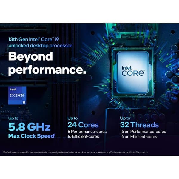 Processor - Intel - Core i9 13900KF - 3 GHz - 24 Kärnor - 32 Trådar