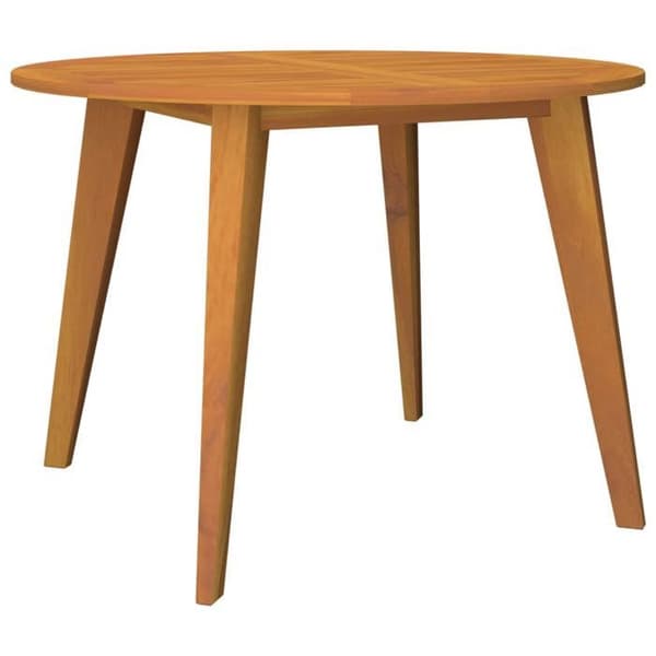 vidaXL Trädgårdsbord Ø110x75 cm Solid akaciaträ 310301