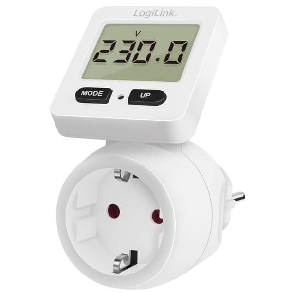Energimätare med kostnadsberäkning Rotationsdisplay