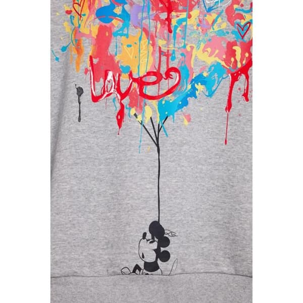 Desigual Mickey huvtröja för kvinnor