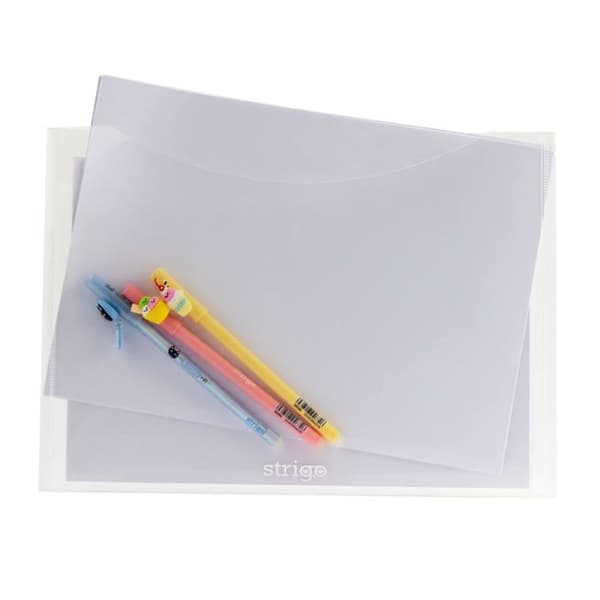Strigo kuvert - tek0004344 - A4 - Blå - Polypropylen