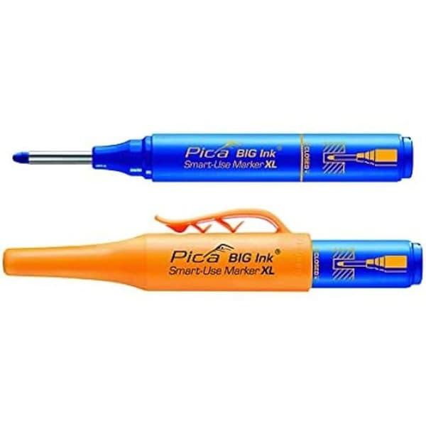 Marker - Pica - 170/41 - Blå - Permanent - 4 mm spets i rostfritt stål