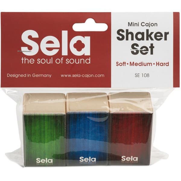 Sela SE 108 Mini Cajon set shaker (3-pack)