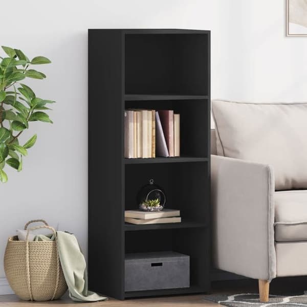 vidaXL Svart buffé 45x41x124 cm träkomposit 846391