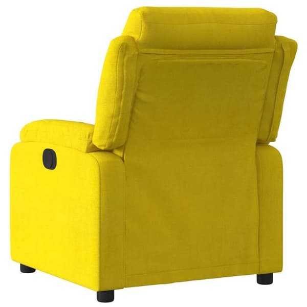 vidaXL Gul sammet recliner 373507
