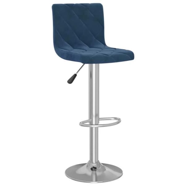 vidaXL Barstolar, 2 st Blue Velvet