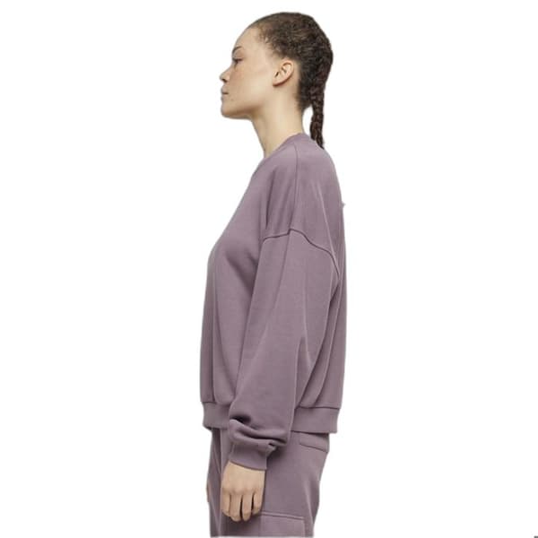 Oversize rundhalsad tröja för kvinnor Urban Classics Light Terry