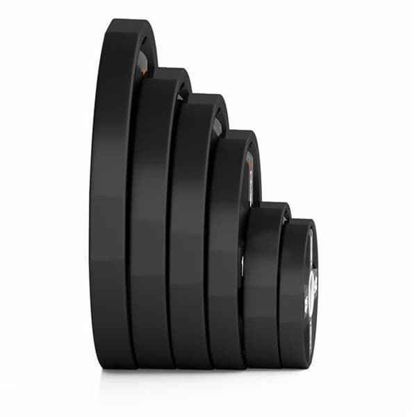 Olympisk platta - HMS - TPC15 - 15 kg - Polyuretan (CPU) - Kompatibilitet med stång 50 mm