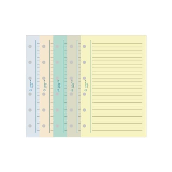 Refill - Exatime - 17 cm - Fodrat papper - 44 ark - Gult