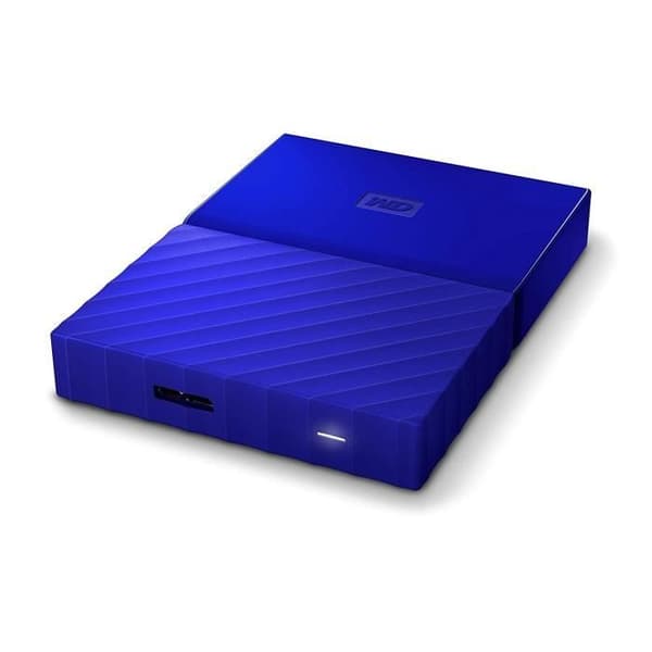 WD - Extern hårddisk - My Passport™ - 2To - USB 3.0 - Blå (WDBS4B0020BBL-WESN)