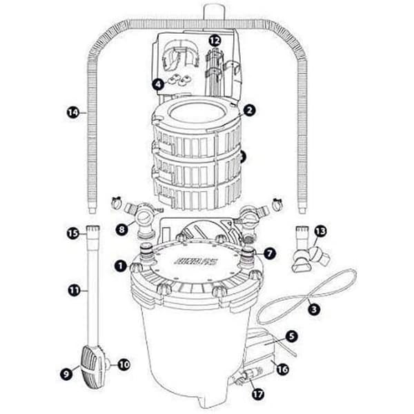 Fluval Locking lid compatible with FX4/FX5/FX6 - Låsnut (1 styck)