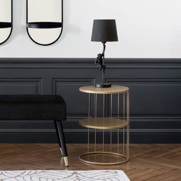 Sidobord "Kobu" guld D36cm - Atmosphera Inredningsdesigner