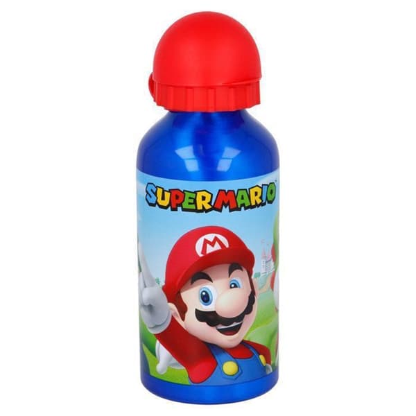 gourd Mario - Super Mario Bros - 400 ml - Aluminium - Blå