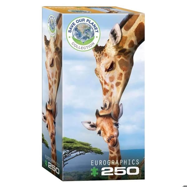 Pussel 250 bitar: Samling Rädda vår planet: Giraffer