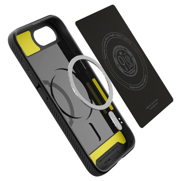 Spigen Rugged Armor MagSafe-fodral för iPhone 16 - Matt svart