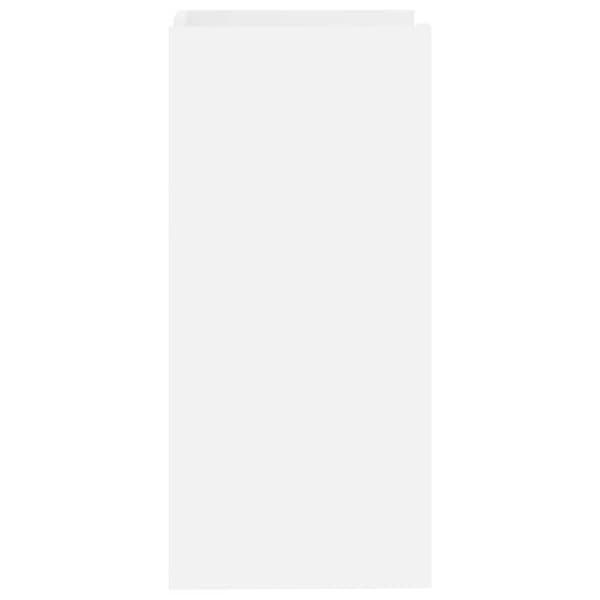 vidaXL Buffé vit 45x35x75 cm ingenjörsträ 848395