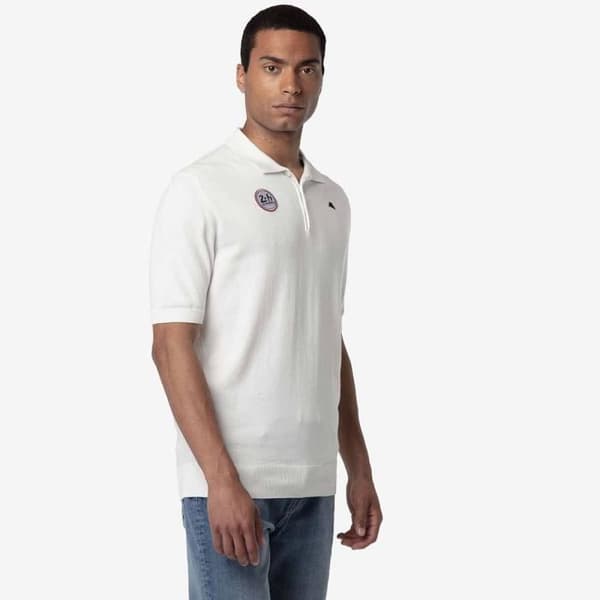 Polo Serge Robe Di Kappa 24H Le Mans 2024 för Herr - Vit