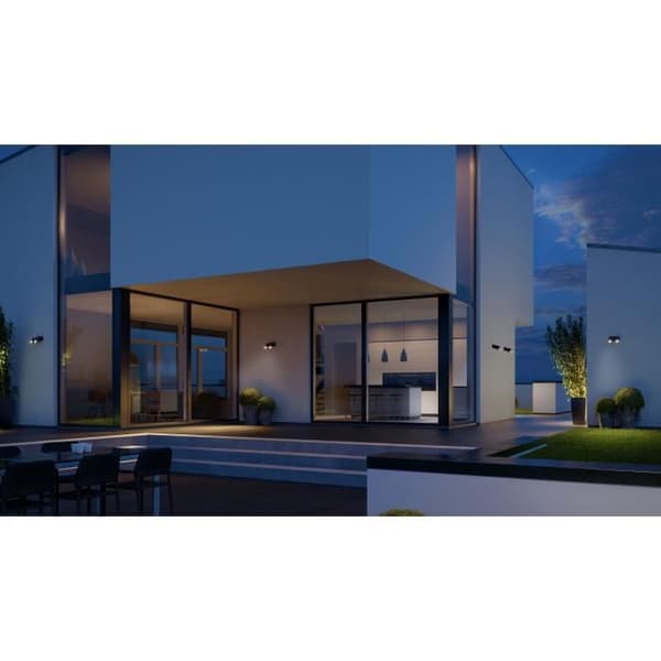 Utomhus LED-strålkastare med STEINEL Spot DUO Sensor Connect Bluetooth 14.6W 3000K - Antracit