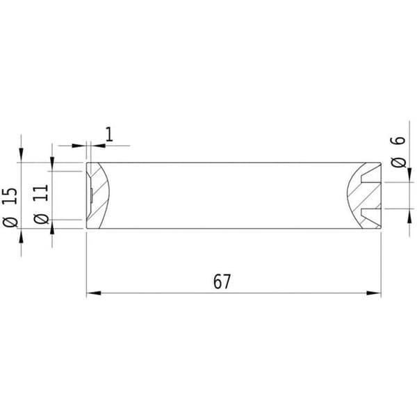 Laserfuchs Modul laserpunkt röd 1 mW LFD650-1-4.5(15x68)