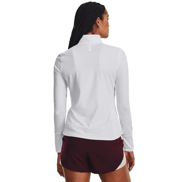 Träningströja 1/2 zip - UNDER ARMOUR - Qualifier Run - Dam - Vit - Snabbtorkande