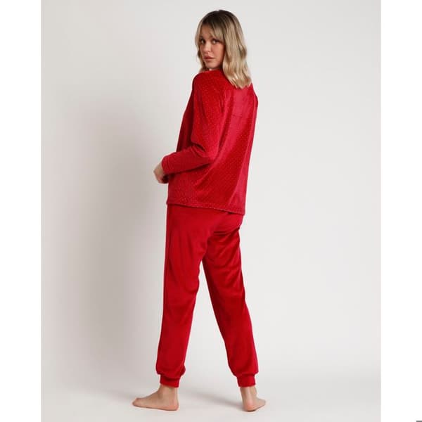 Disney King Mickey långärmad velourpyjamas för kvinnor