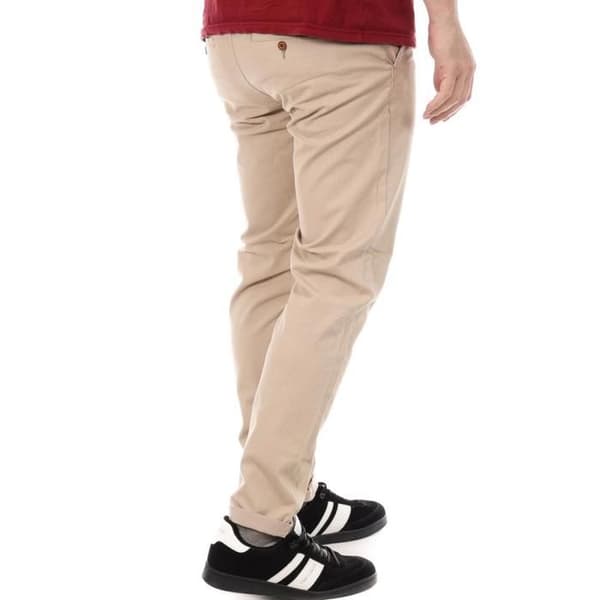 Beige Canvasbyxor Herr RMS26 5692
