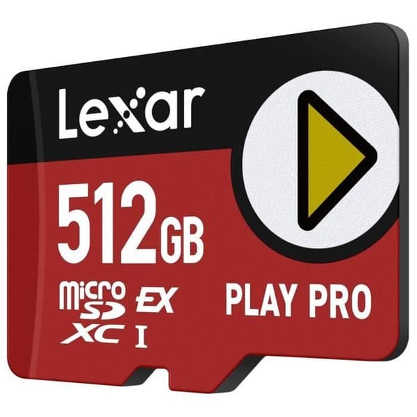 LEXAR microSD-kort Express 7.1 PLAY Pro 512 Go R900/W600