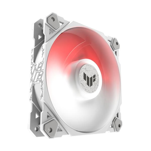 ASUS TUF Gaming TF120 ARGB Fläkt - 120 mm - Vit