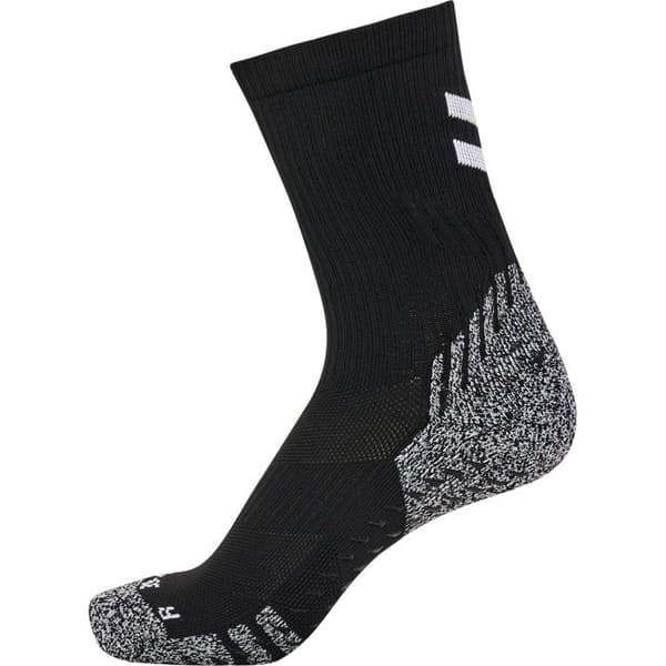Hummel Pro Grip-strumpor - svart/vit