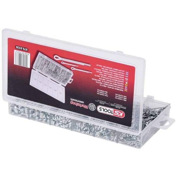 KS Tools Set med saxstift 1000 st 1,5x25-4x60 mm