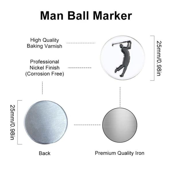 Dongker golfballräknare - 1