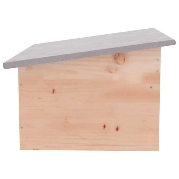 vidaXL Hedgehog Hut 45 x 33 x 2 2 cm Trä