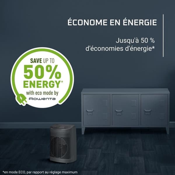 Rowenta Extra värme, ECO-läge, Tyst, Säker SO6511F2