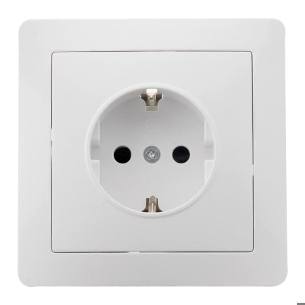 Inbyggd Schuko - Vit - Orys - Zenitech